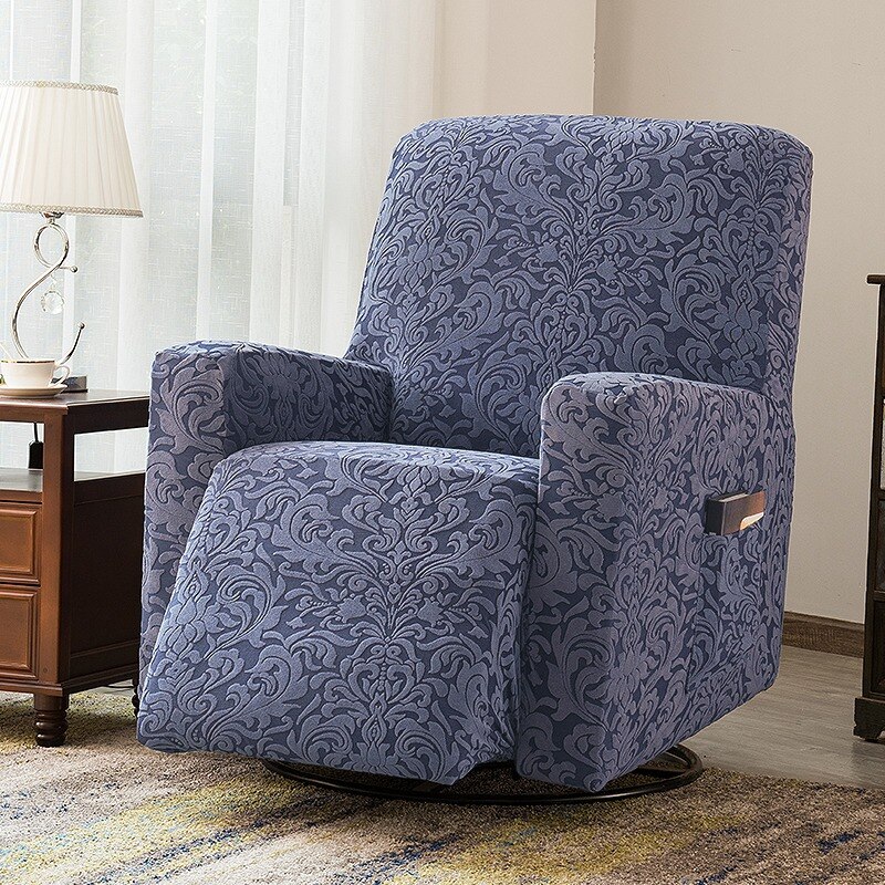 Lounge Recliner Chair Cover Relax Spandex Single Seat Sofa Slipcovers Jacquard All-inclusive Massage Armchair Cover Funda Silla