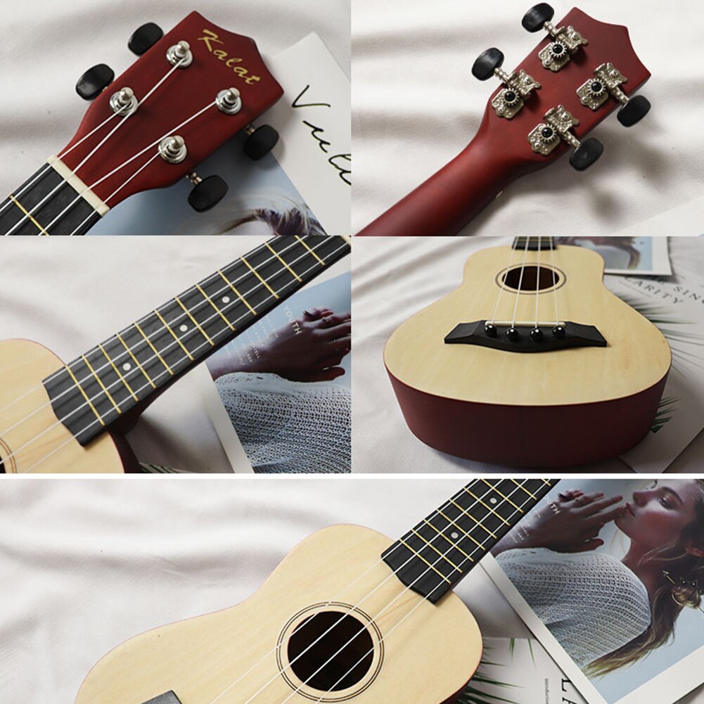 Muziekinstrument 21 Inch Ukulele Gitaar Muziek Liefhebbers Spelen Basswood 4 Snaren Hawaii Accessoires Voor Beginner