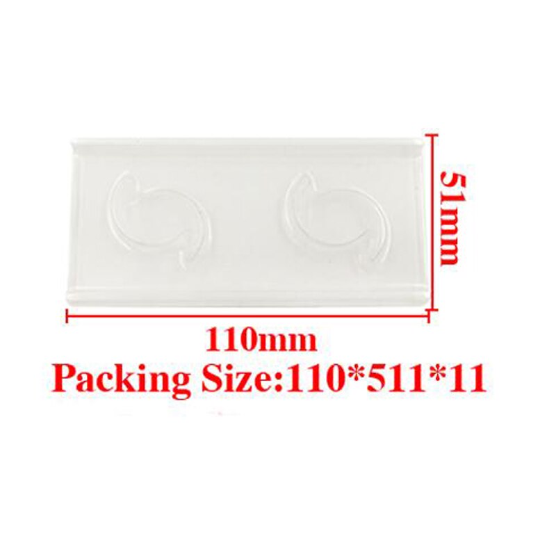 100 Stuks Lege Wimpers Verpakking Zacht Papier Lash Doos Glazen Marmeren Voor 25Mm Strip Lashes 3D Nertsen wimpers: BB