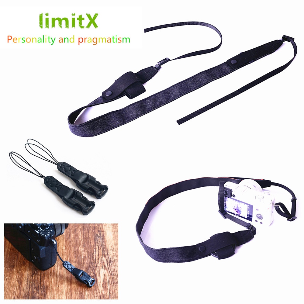 Quick Release Connector Canvas Camera Shoulder Neck Strap for Olympus PEN-F E-PL10 E-PL9 E-PL8 E-PL7 E-PL6 SH-2 SH-1 XZ-2 XZ-1