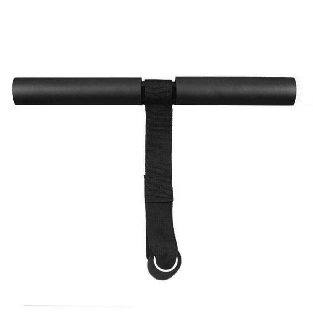 Huishoudelijke Fitnessapparatuur Sit-Up Assist Eenvoudige T Vorm Riem Bar Sit-Up Assist Apparaat Sit-Up abdominale Trainer (Zwart)