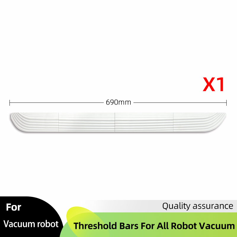 For Xiaomi Roborock iRobot Roomba Robot Vacuum Sweeper Threshold Bars Step Ramp Climbing Mat Spare Parts Accessories Replacement: Light Grey