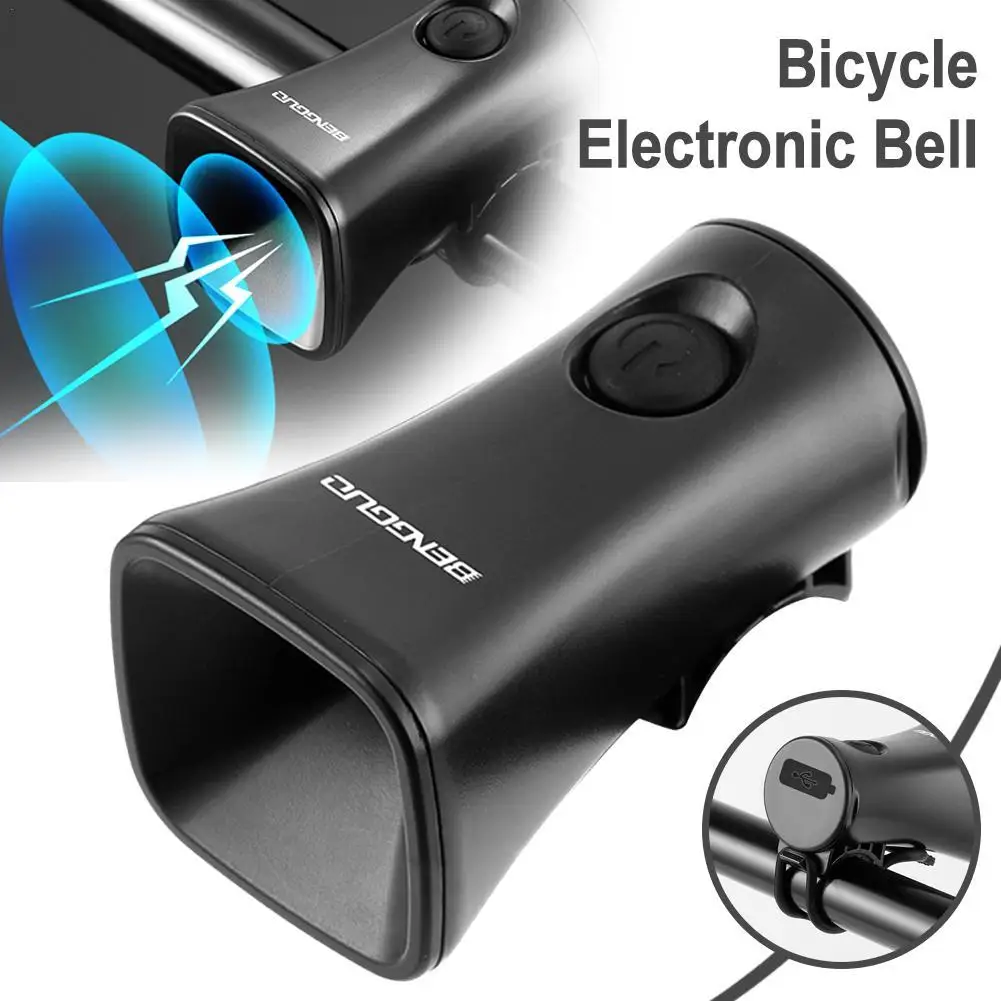 Fahrrad elektrische Hupe laute Warnung Sicherheit elektrische Glocke Polizei Sirene für Fahrrad Lenker Alarm Ring Glocke Roller Fahrrad Türklingel
