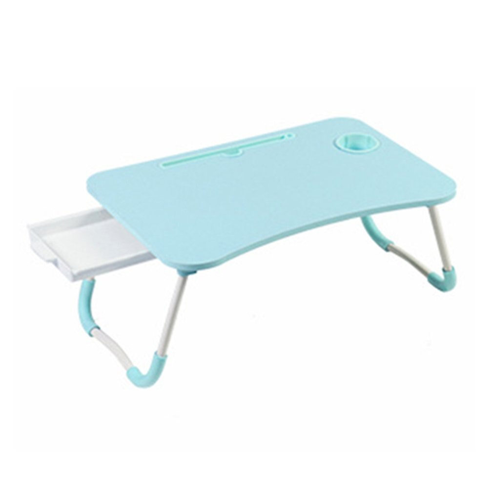 Foldable Laptop Desk For Bed Sofa With Adjustable Tilting Top Breakfast Serving Tray With Folding Legs Multi Function Table: Black