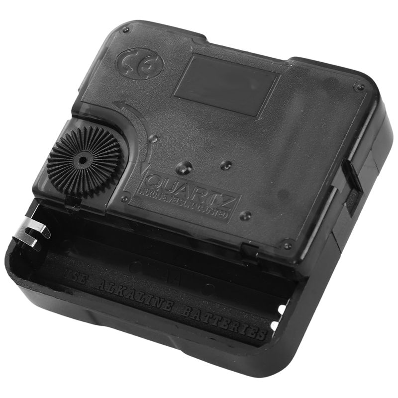 Diy Klok Metalen Textuur Creatieve Wandklok Retro Wandklok Beweging Accessoires Zwart