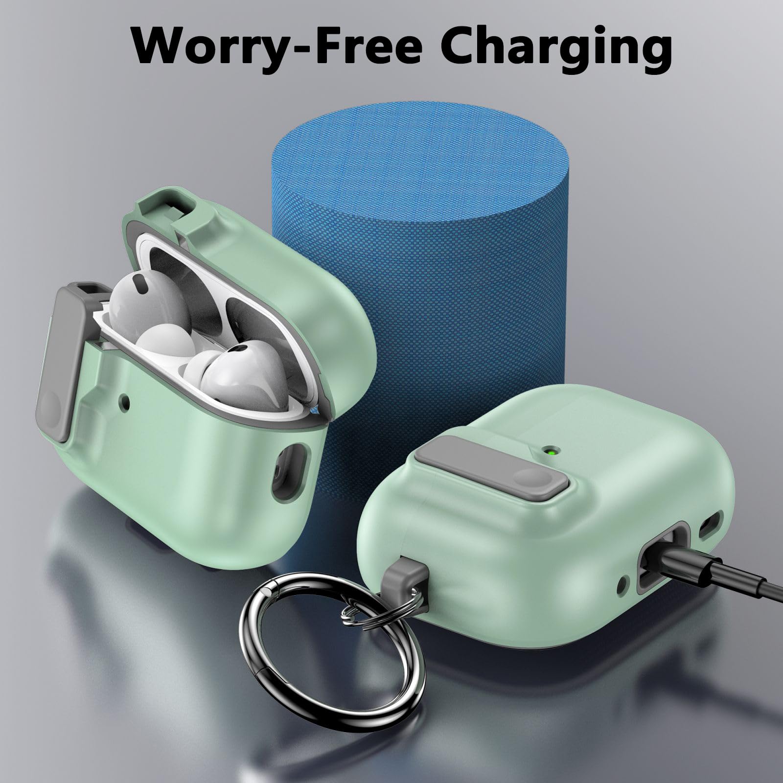 Fodral för airpods 4 mjukt tpu hörlursfodral tillbehör stötsäkert skydd trådlösa öronsnäckor heltäckande skyddande fodral för airpods pro 2