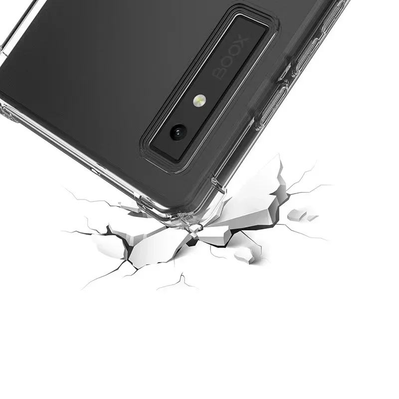 Til funda onyx boox palma 2 6.13 " tpu-deksel kant 3 gjennomsiktig bakdeksel med 4 støtsikre kollisjonsputer