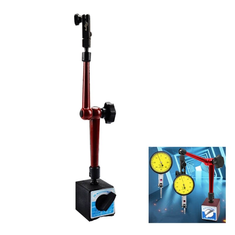 Tools Magnetic Base Dial Digital Test Indicator Holder for Level Dial Test Indicator Gauge Scale Precision Quick Fixed: Base 8