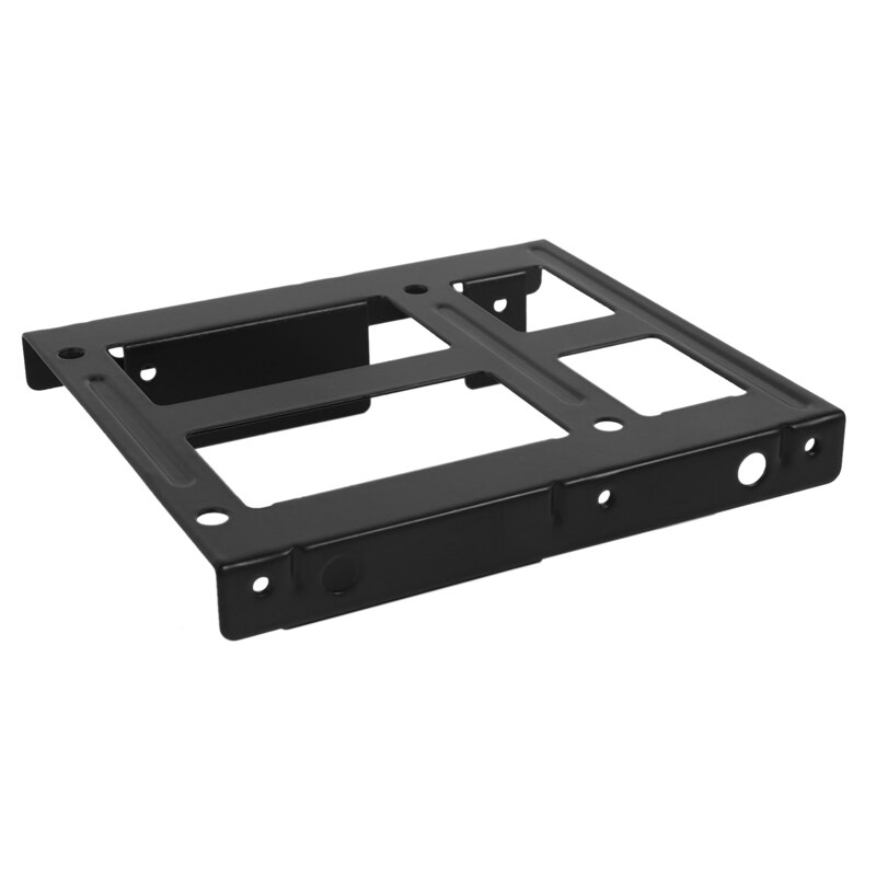 2 Set 2.5 Inch SSD To 3.5 Inch Internal Hard Disk Drive Bracket (SATA Data Cables And Power Cables Included)