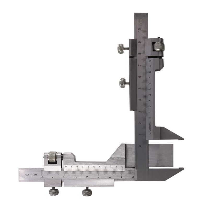 M1-26 Gear Tooth Caliper Toothed Wheel Measure Precision Vernier Caliper Gauge Gear Tooth Measurement: Default Title