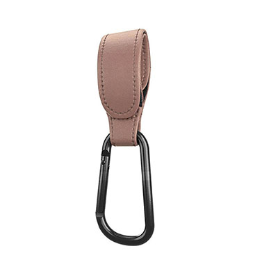 Baby Kinderwagen Haken Leder Haken Baby Auto Tasche Tragbaren Kinderwagen Haken für freundlicher Kinderwagen Organizer Reise Baby KleiderbüGel: 1PC mauve
