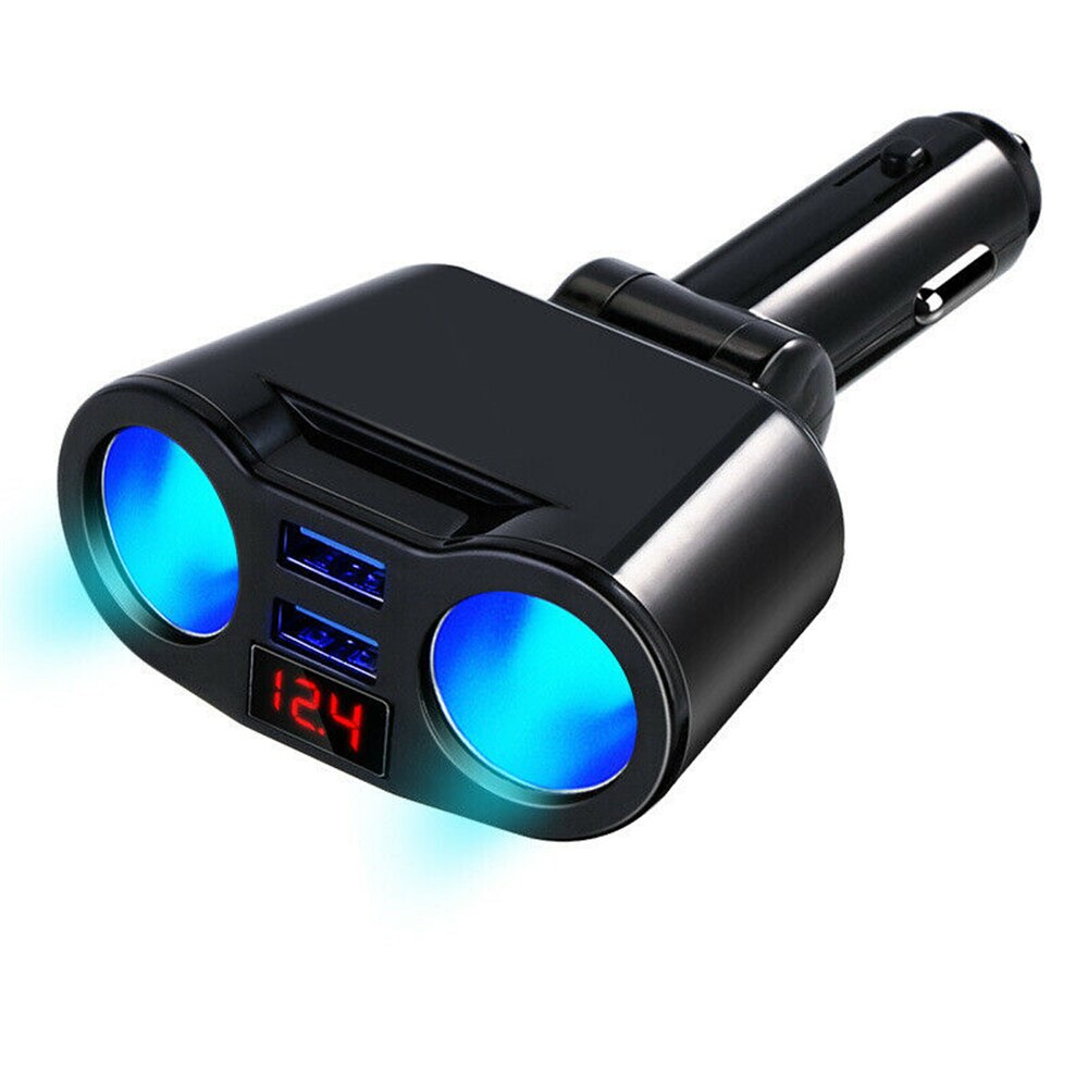 Dual-usb-autoladegerät,  dc 12v 3.1a zigarettenanzünder-adapter, kfz-handyladegerät: Default Title