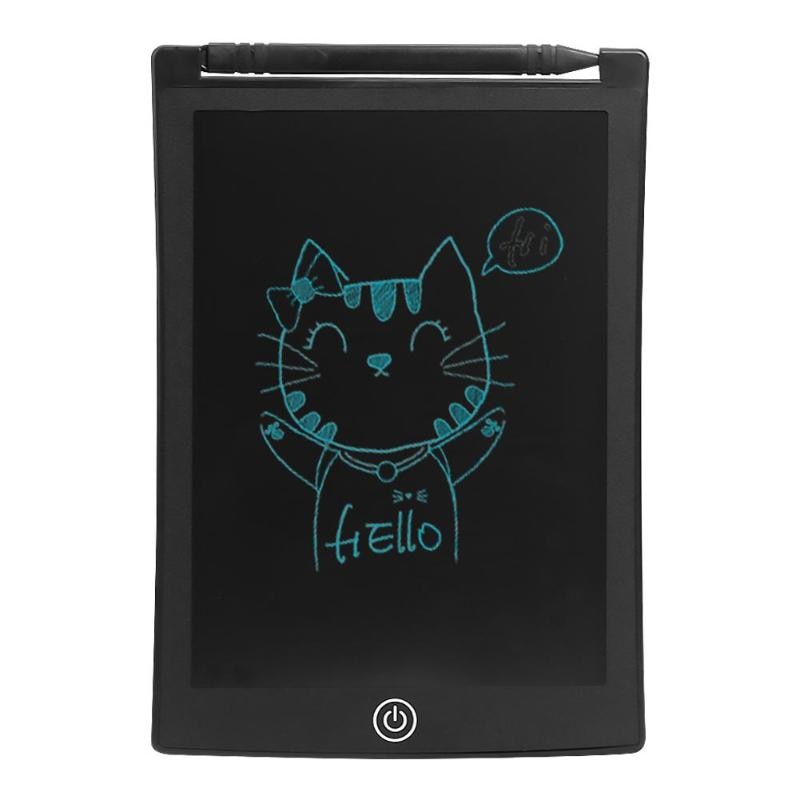 8.5 Inch Portable Smart LCD Writing Tablet Electronic Notepad Drawing Graphics Handwriting Pad Board no battery: Black