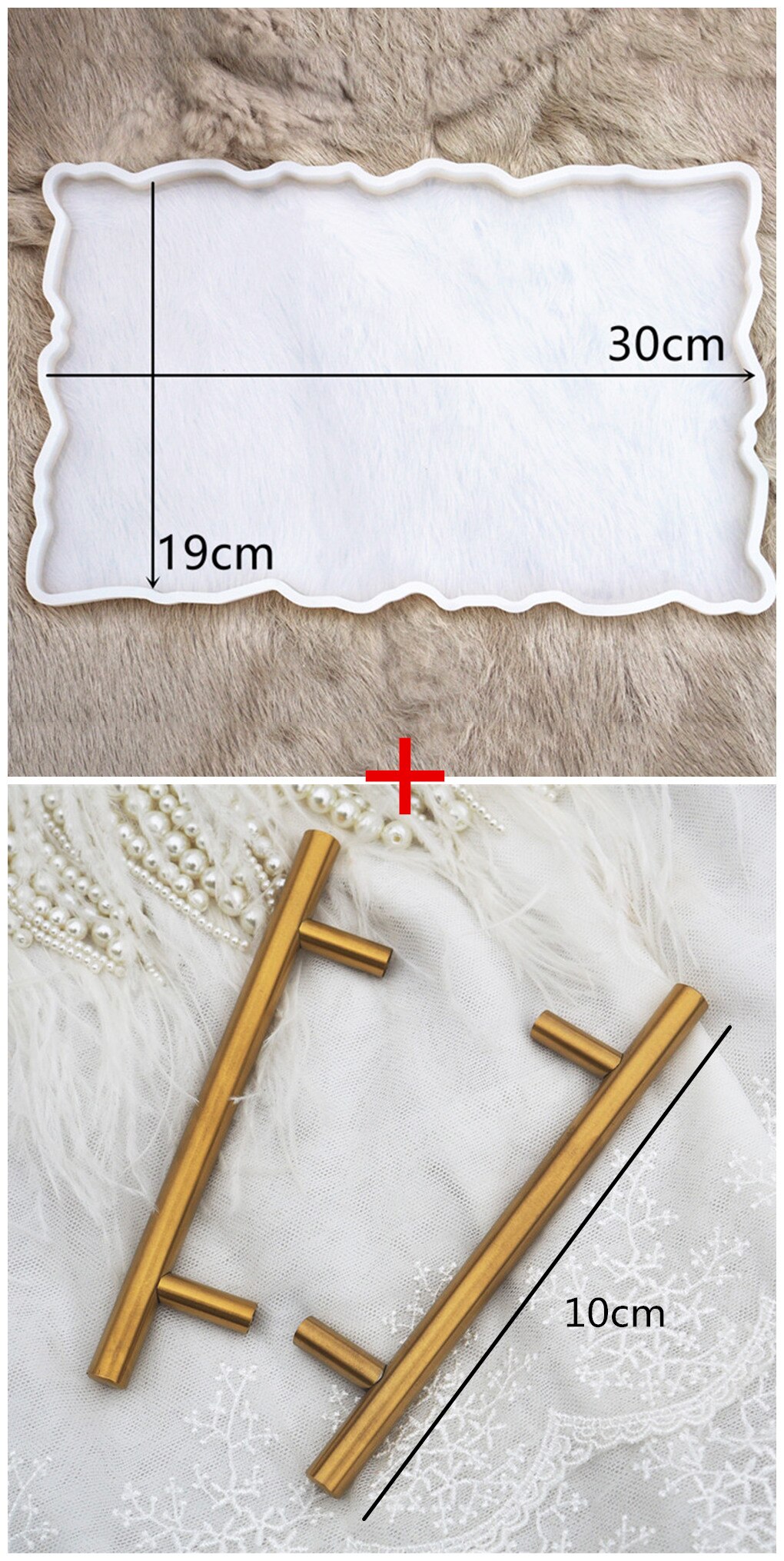 Coaster Molds Resin Casting Silicone Coaster Molds for Cake Fruit Holder Resin Epoxy Tray Coaster Mold Kit: 01 set