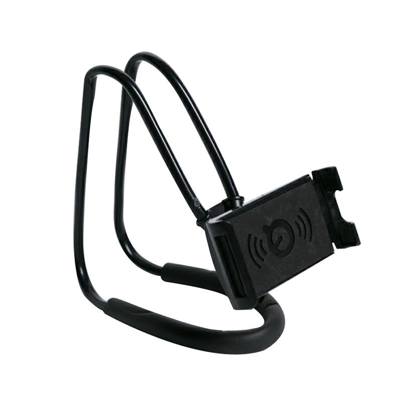 Flexible lazy neck stand phone holder with pendant neck and Halter with mobile phone holder and necklace