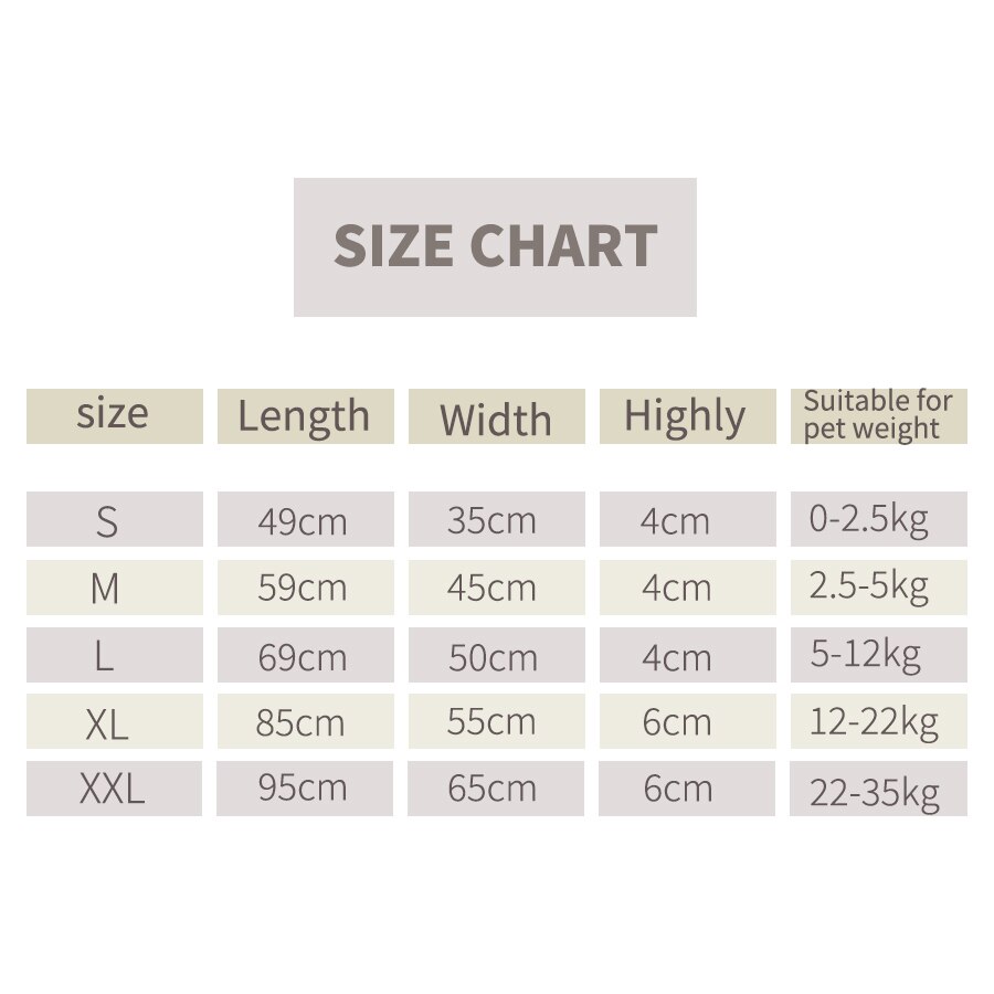 Dog Mat Waterproof Sofa for Cats Pet Cushion for Small Breeds Dogs Large Kennels Prevent Scratches Warm Pets Dogs Accessories