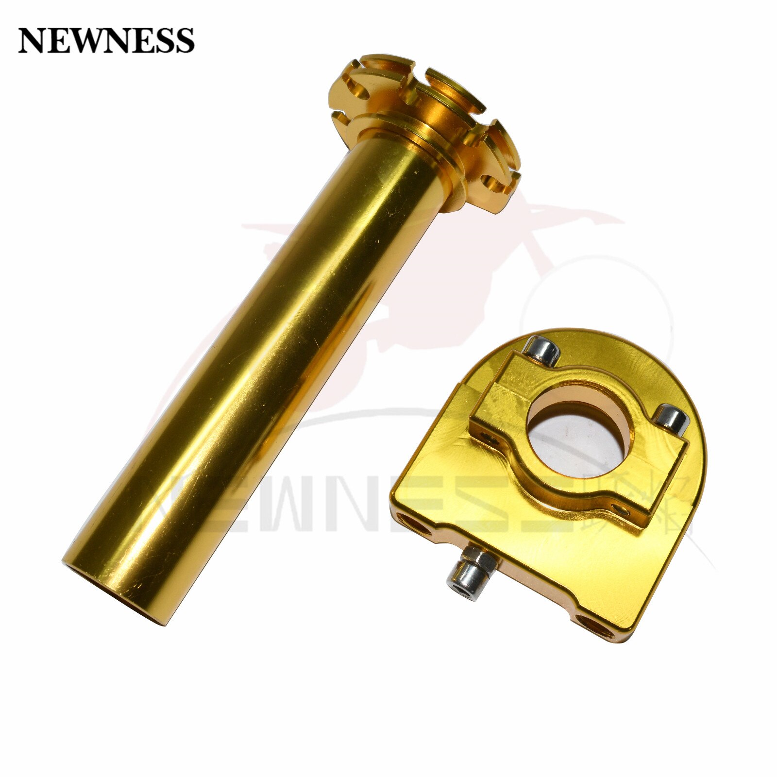 7/8 "Inch 22mm Universele CNC Aluminium Gaspedaal Throttle Twist Grips Stuur Voor Motorfiets Bromfiets Scooter Fiets