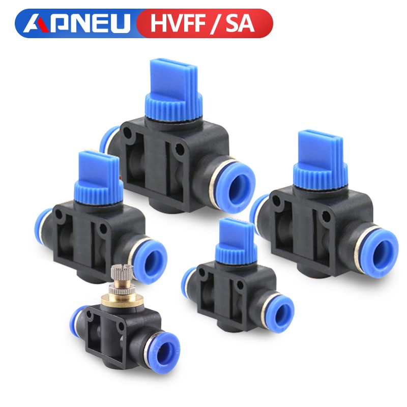 Air Fittings Pneumatic Parts Connector Quick Push For Hose Tube Fitting Speed Plastic Switch Controller 4mm 6mm 8mm 10mm 12mm