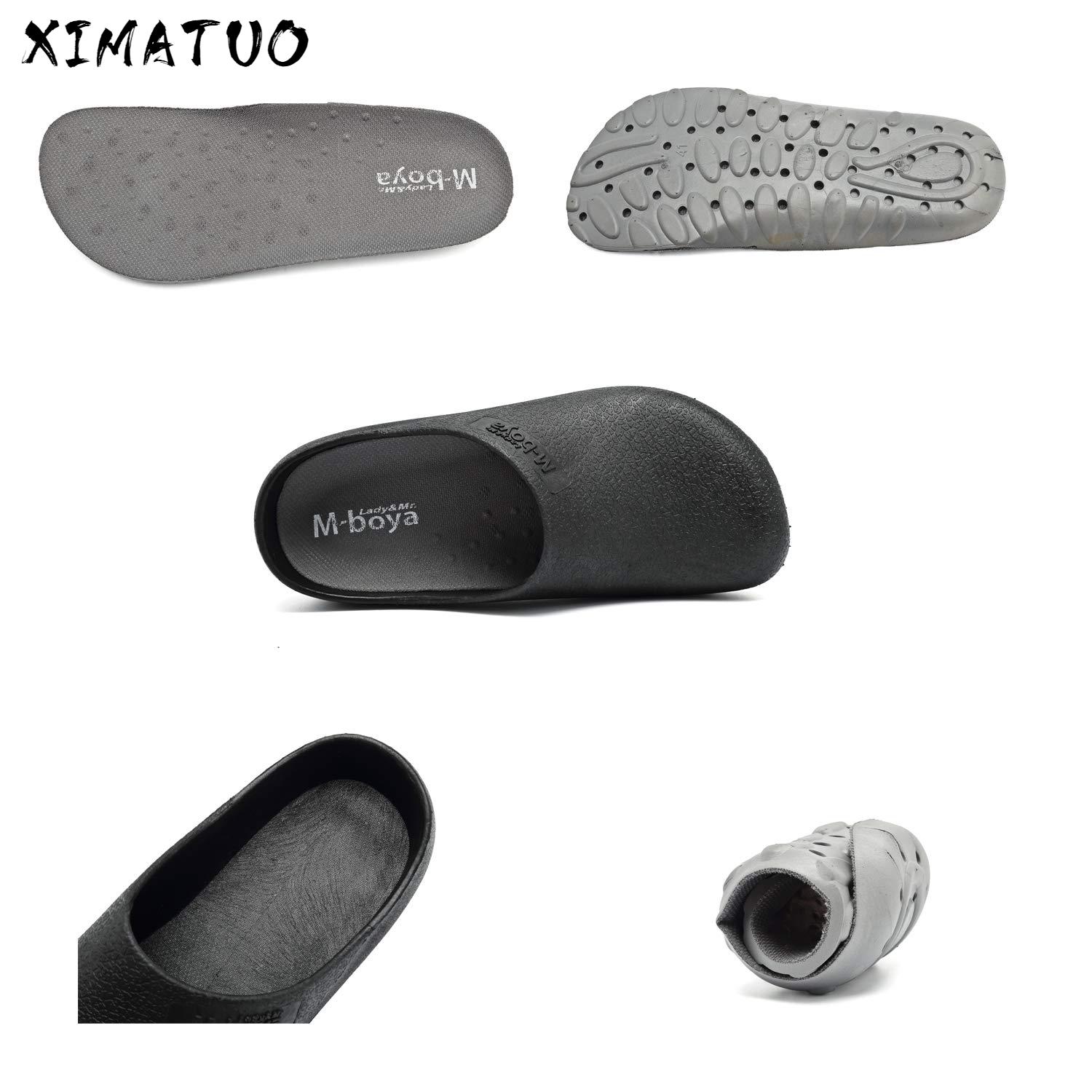 Hotel Kitchen Clogs Non-slip Chef Shoes Casual Flat Work Shoes Breathable Resistant Kitchen Cook Working Shoes Size Plus 37-46