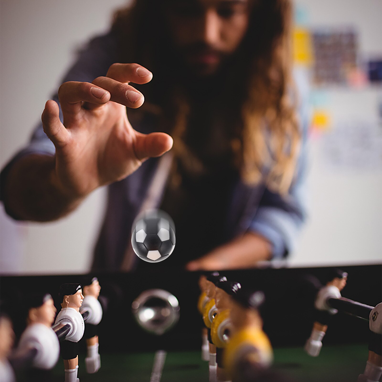 10 stück tischfußbälle, mini-tischbälle, desktop-fußballmaschine, fußballspielzeug