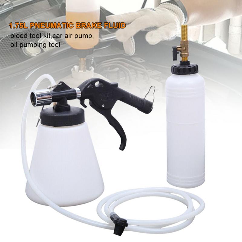Pneumatic Brake Fluid Bleeder Kit Drain Engine Care Air Extractor Car Oil Empty Charging Maintenance Auto Clutch Shift
