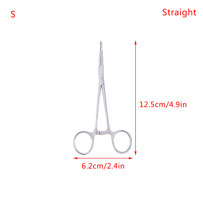 Pinzas hemostáticas de acero inoxidable, kit de herramientas quirúrgicas, pinzas de bloqueo hemostático, pinzas de pesca, 1 ud.: STS
