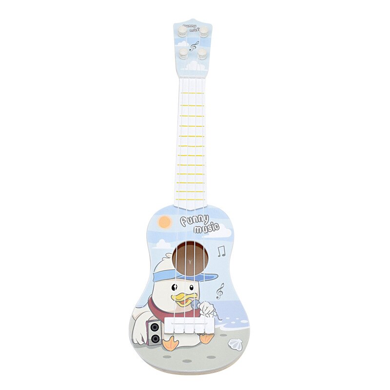 Guitar Children´s Toys Ukulele Children´s 4-String Beginner Musical Instrument Toy Educational Toy Cute Mini Guitar 4 Color: 6