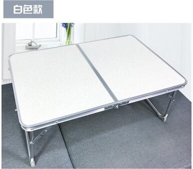 62*42*27cm foldbart bærbart skrivebord bærbart tablet pc-skrivebord: Hvid