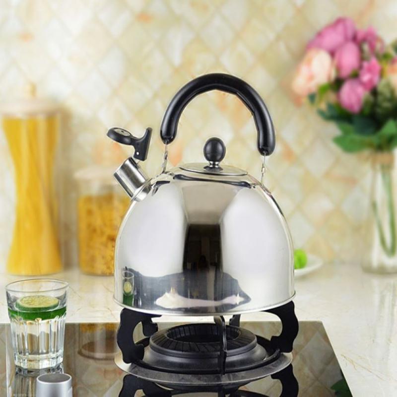 2L Rvs Inductie Fornuis Waterkoker Fluitketel Roestvrijstalen Outdoor Pot Bouilloire Camping Gasfornuis Ketel Kok