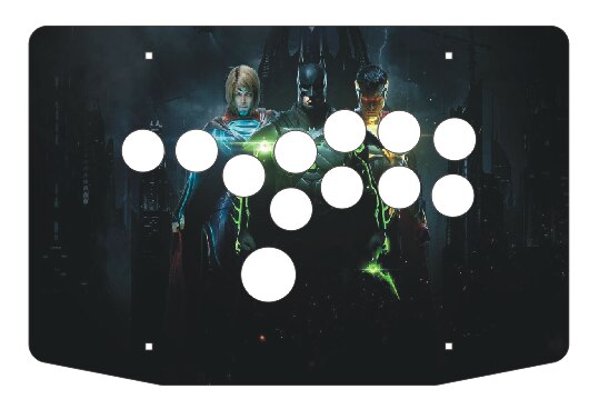 RAC-J500B todos os botões hitbox estilo arcada joystick luta vara controlador de jogo painel de obras de arte para pc usb: Artwork 9