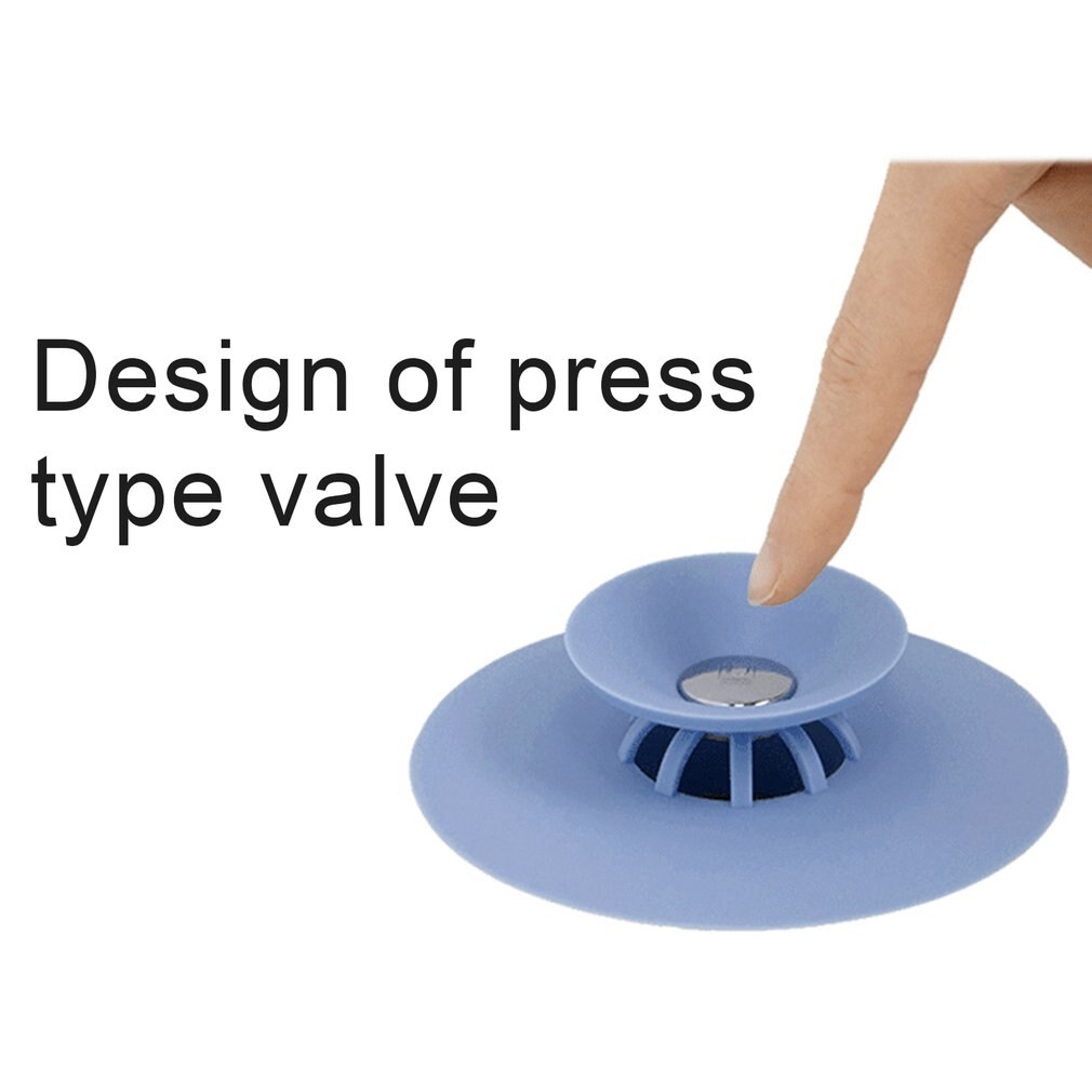 Filtre anti-blocage pour attrape-cheveux et eau, en silicone, pour cuisine, salle de bain, siphon de sol