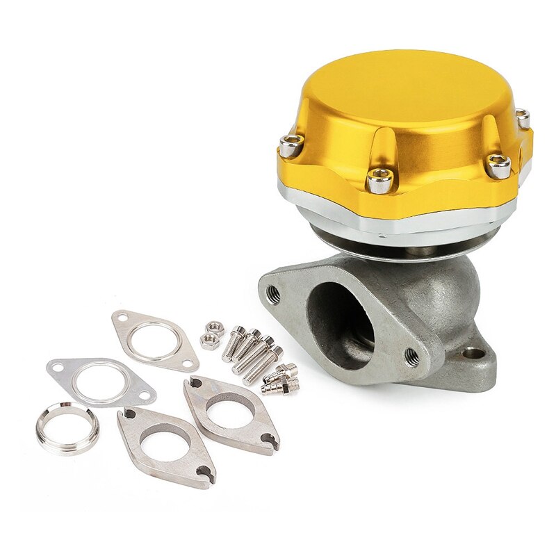 Modification Universal 38mm Car External Turbo Exhaust Manifold Wastegate & Dump Ring Billet