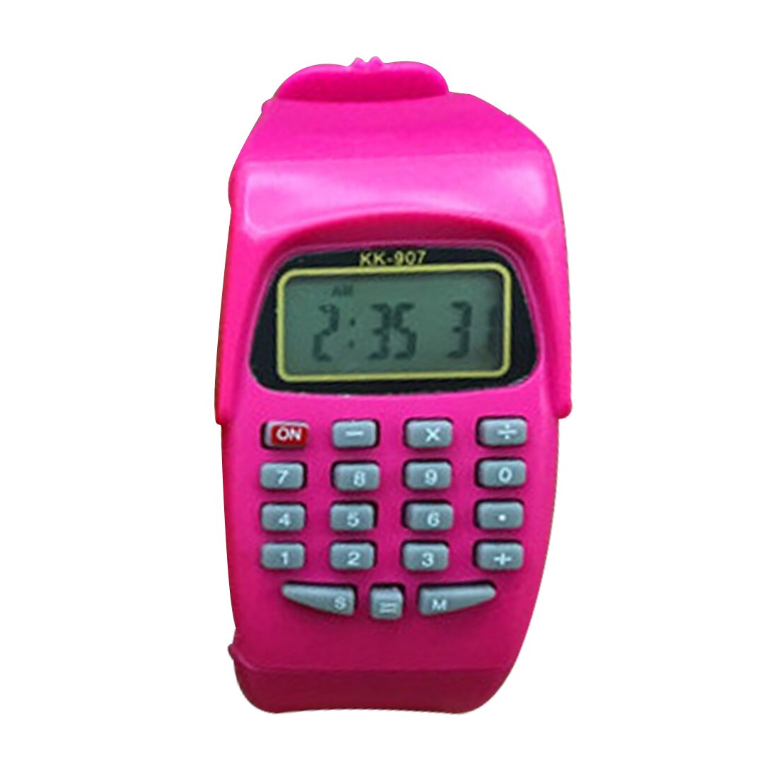 Noyokere Led Calculator Horloge Elektronische Digitale Chronograaf Computer Kids Kinderen Jongens Meisjes Sport Rubber Horloges: Pink