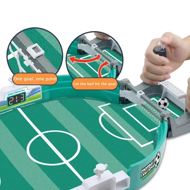 Mini-Tischfußballspiele, TischfußBall-FußBall-Flipper für drinnen-Spielzimmerspiele, TischfußBall-Schreibtisch-Sportbrettspiele für Mini-Erwachsene