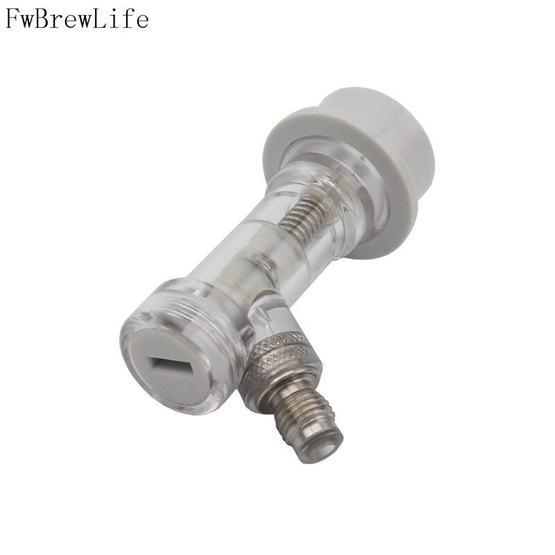 Ball Lock Disconnect with Check Valve Gas 1/4" MFL Thread Connector Homebrew Beer Soda Kegging Parts