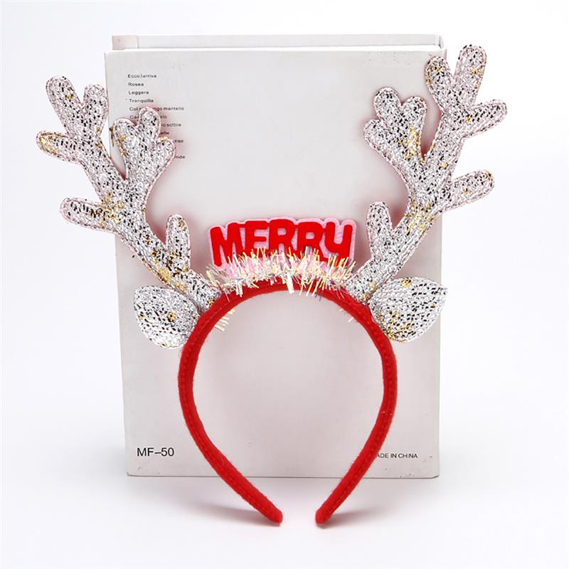 Bandeau de noël et mignon, 3 pièces/ensemble, décoration en bois, bandeau de Festival, cerceau pour cheveux, accessoires de cheveux, fournitures de fête