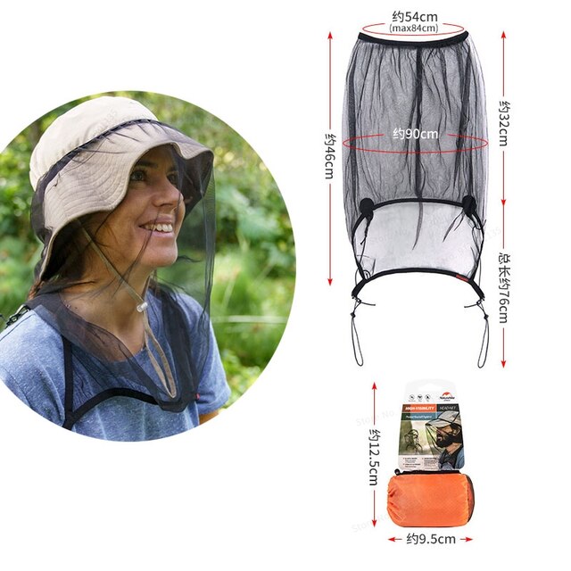 Naturehike Outdoor Anti-Muggen Pak Ultralight Cool Ademend Perspectief Vissen Pak Camping Wandelen Anti-Insect Kleding: Empty top