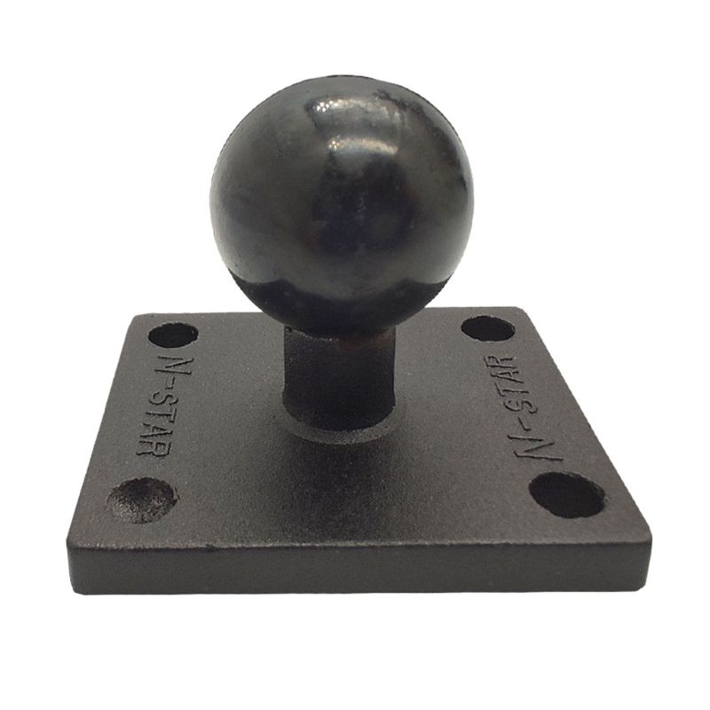 Socle de montage carré en aluminium avec rotule pour support Ram pour Garmin Zumo/TomTom