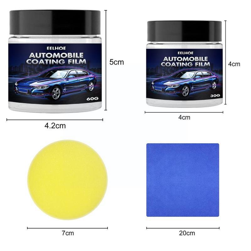 30g/60g Car Polish Car Wax Crystal Plating Set Hard Covering Paint Wax Film Coating Waterproof Layer Kits Glossy M7g9