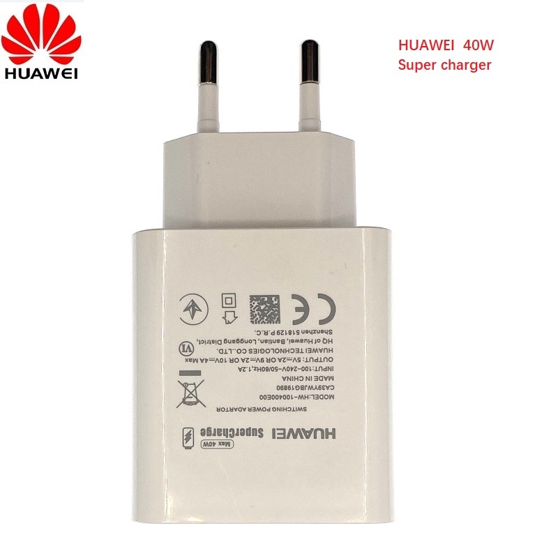 Original Huawei charger 40W 22.5W Supercharge 5A Type C cable For P30 Pro Mate 30 20 10 20 Pro P20 Pro P10 Honor 10X 20 magic 10