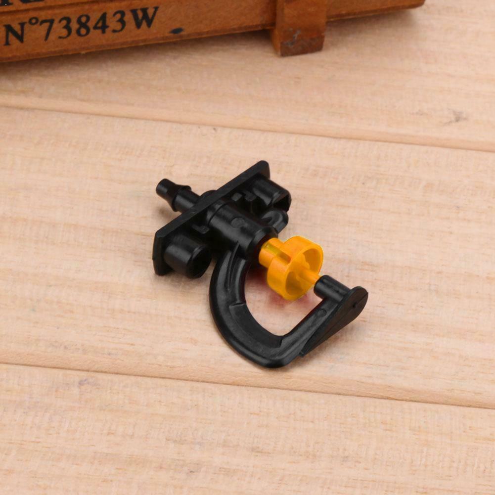 10PCS 360 Degree Rotating Sprinkler Nozzle Greenhouse Micro irrigation 1/4 hose Suspension Sprinkler nozzle drip Type G
