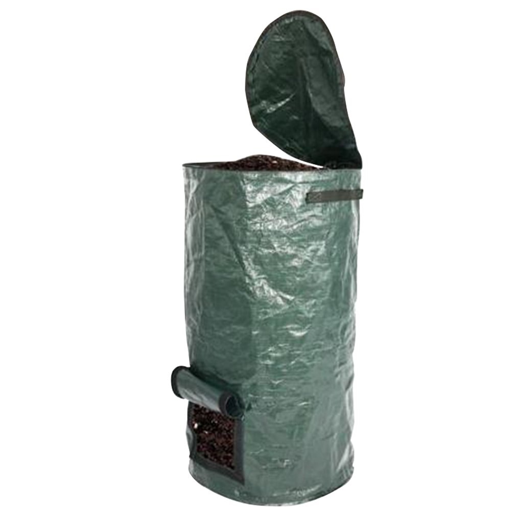 35x60cm Organic Waste Kitchen Garden Yard Compost Bag Environmental Pvc Cloth Planter Kitchen Waste Disposal Organic Bag