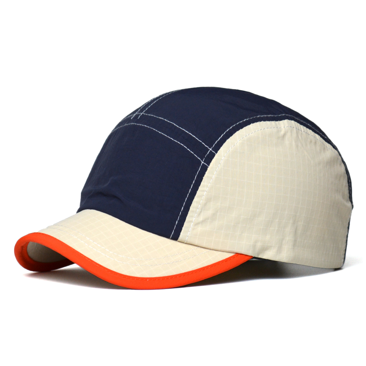 Una gorra de ala corta para hombre, estilo de verano, gorra de béisbol transpirable y de secado rápido, gorra de pico de pato ligera y suave para mujer: Negro