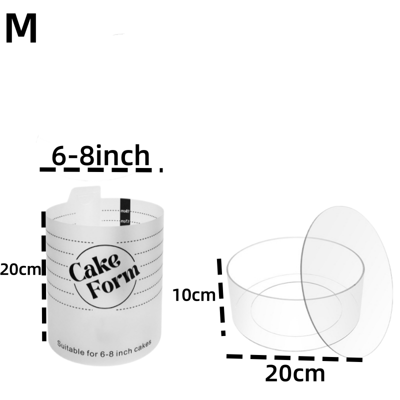 Einstellbare Runde Kuchen Ring bilden Versenkbare Fondant Werkzeuge Mousse Kuchen Ring Acryl Kreis Backen Ring Kuchen Werkzeuge: Schokolade