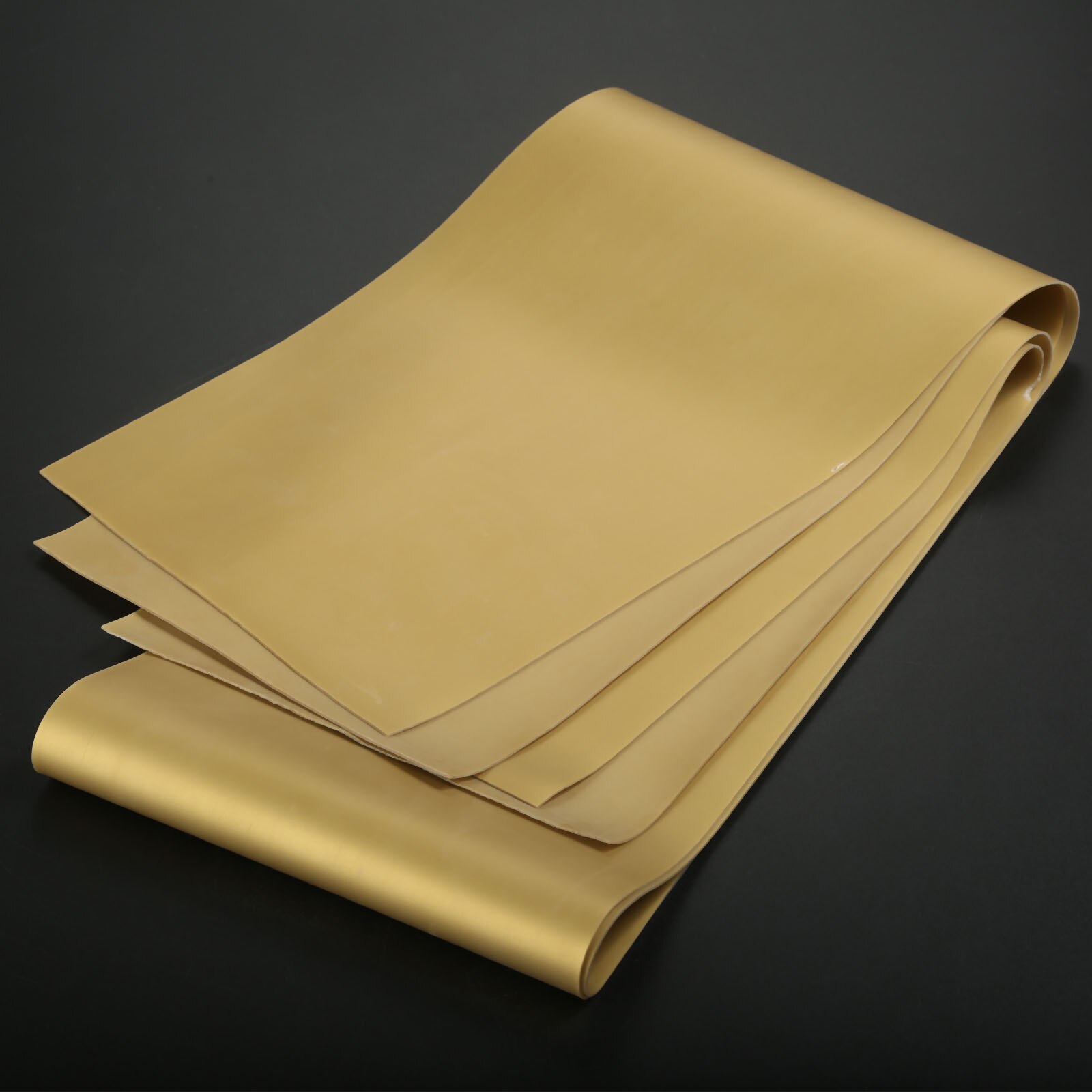 Fitness-dehnübungen, pilates, Yoga, widerstandsbänder, flaches elastisches gummiband, zuggürtel 0.65/0.7/0.75/0.8mm 100*15cm stärken: Gold 0.8mm