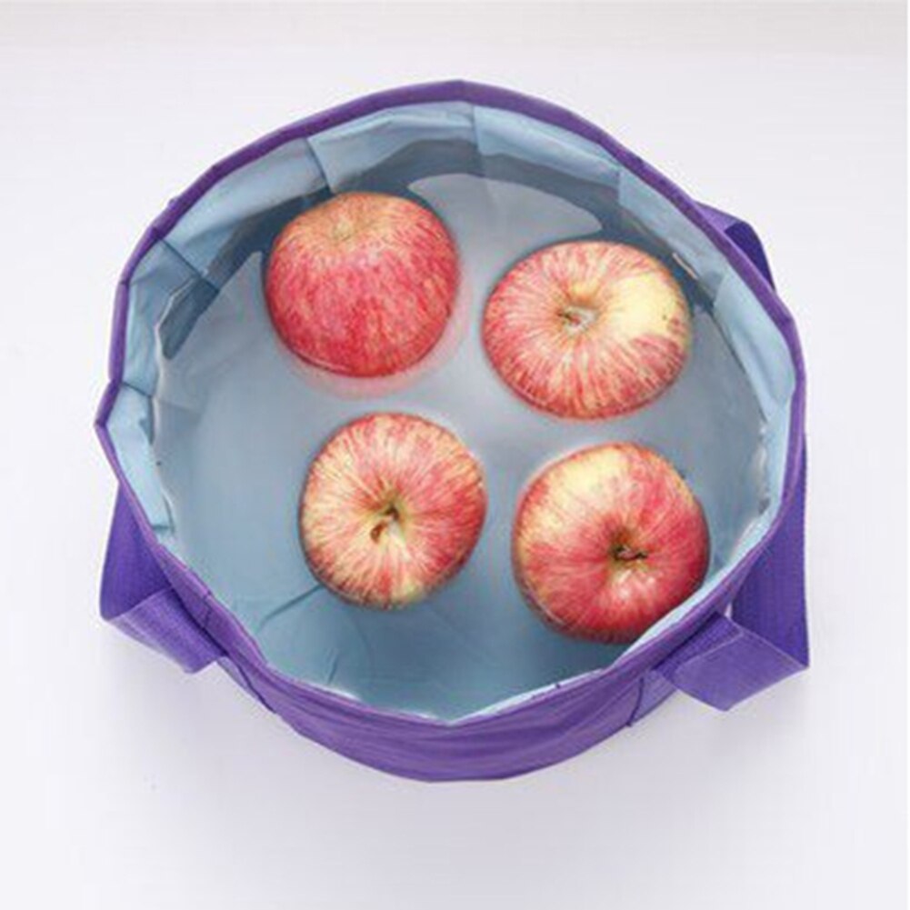 Foldable Foot Tub Portable Bath Bag Wash Basin Water Bucket Large Capacity Bath Feet Spa Massage Washing Tub For Outdoor Travel