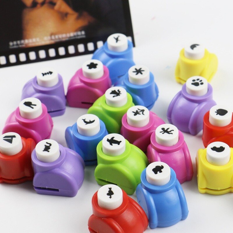 Mini Scrapbook Punches Handmade Cutter Card Craft Calico Printing DIY Flower Paper Craft Punch Hole Puncher Shape