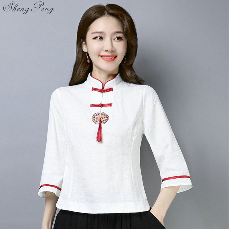 neue Traditionelle chinesische kleidung Seetang anzug cheongsam oben damen elegante Orientalischen frauen Spitzen G149