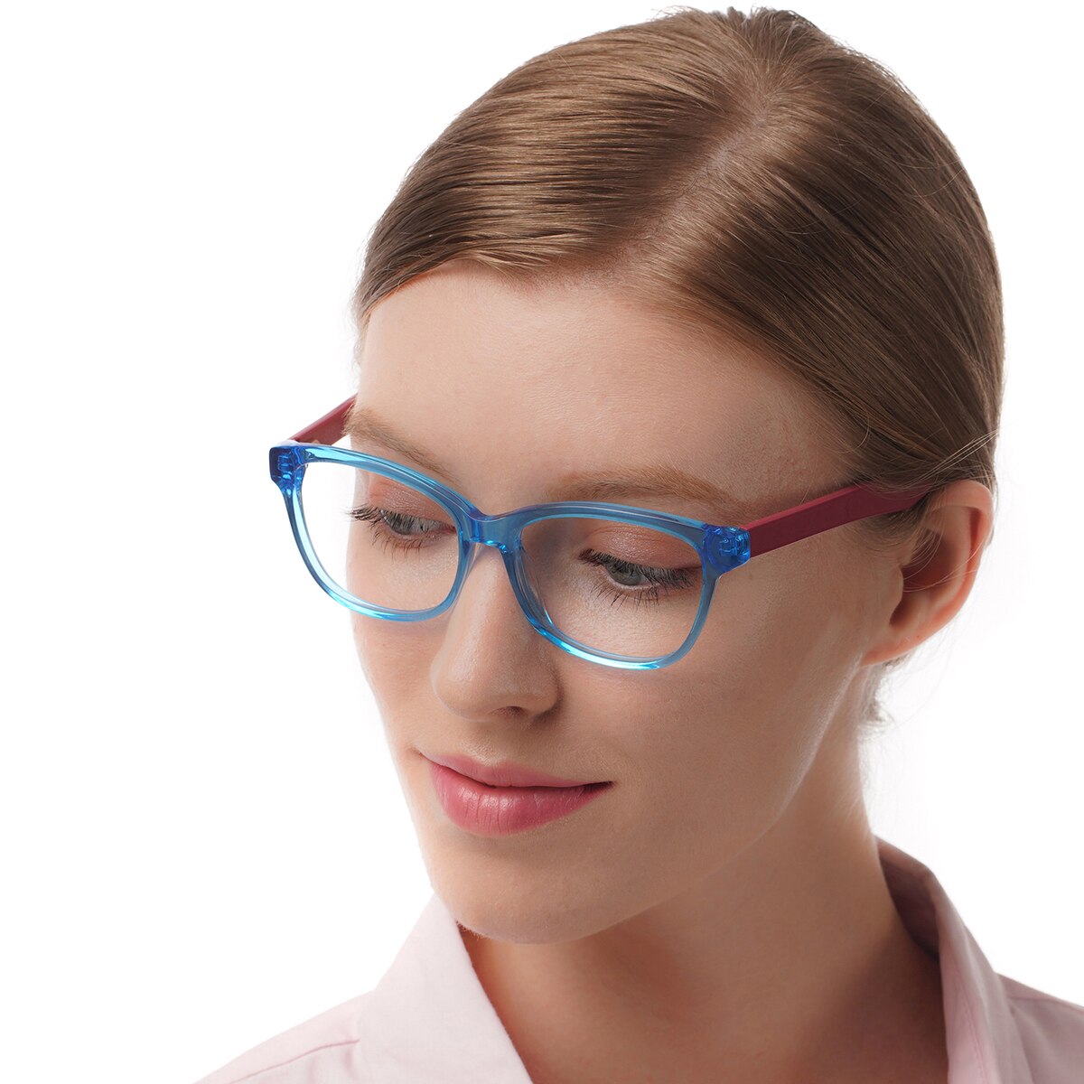 Acetaat Brillen Optische Eyewear Crystal Blue Dark... Grandado
