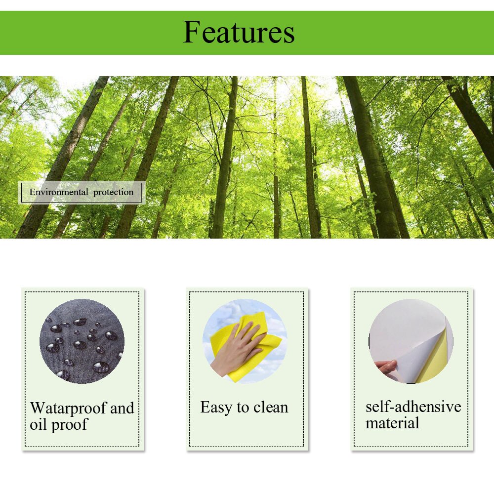 Green Mountain Stair Stickers 13pcs/6pcs Home Decor Staircase Mural Self Adhesive DIY Stair Renovation Decals Vinyl Wallpapers